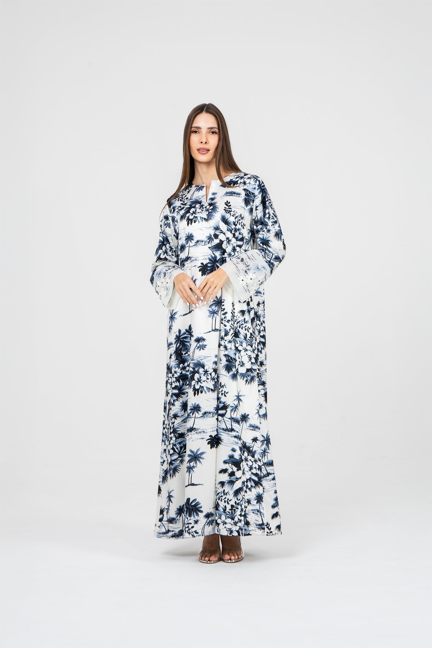 Off-White Italian Twill Caftan