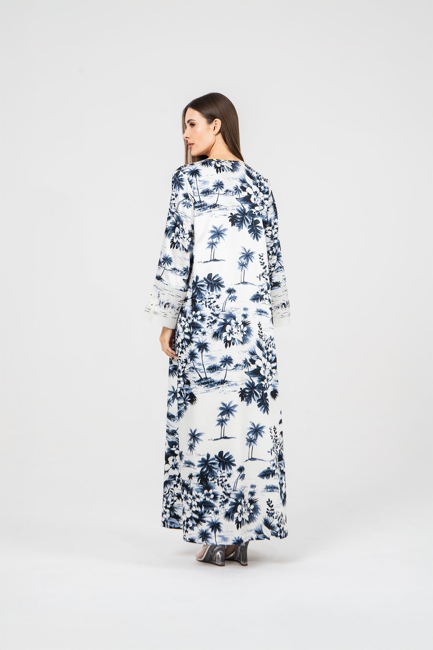 Off-White Italian Twill Caftan